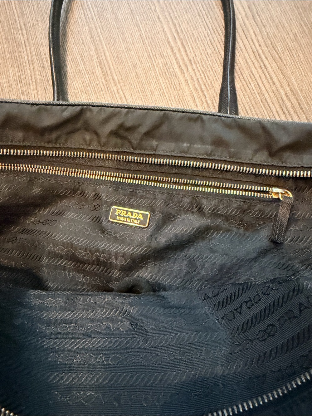 Prada Tessuto Bauletto Black Nylon and Leather Mini Tote Bag - Crossbod - Picture 7 of 9